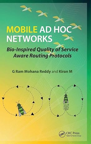 mobile ad hoc networks bio inspired quality of service aware routing protocols 1st edition g ram mohana reddy