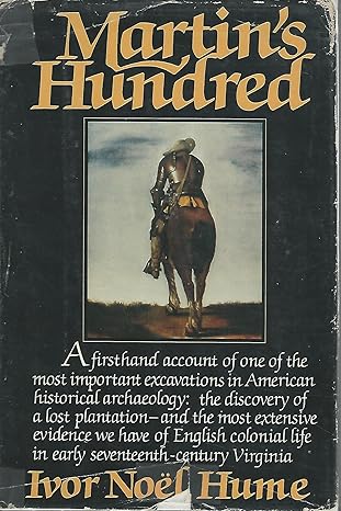 martins hundred 1st edition ivor noel hume 0394507282, 978-0394507286