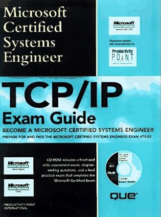 tcp/tp exam guide microsoft certified system engineer 1st edition productivity point international