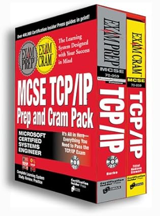 mcse tcp/ip prep and cram pack the most popular mcse elective teams up with the most effective learning