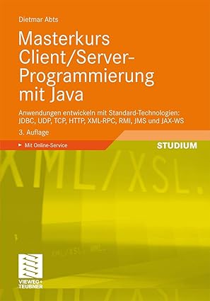 masterkurs client/server programmierung mit java anwendungen entwickeln mit standard technologien jdbc udp