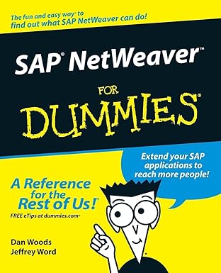 sap netweaver for dummies 1st edition dan woods 0764568833, 978-0764568831
