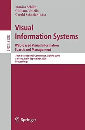 visual information systems web based visual information search and management 10th international conference