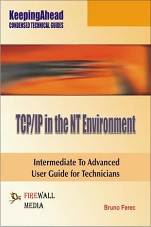 keeping ahead tcp/ip in the nt environment 1st edition bruno ferec 8131805123, 978-8131805121
