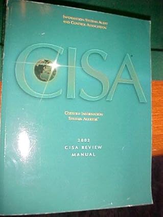 cisa review manual 2002 1st edition information systems audit and control association 1893209202,