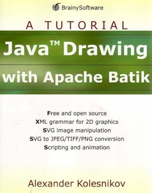 java drawing with apache batik a tutorial 1st edition alexander kolesnikov ,budi kurniawan ,paul deck