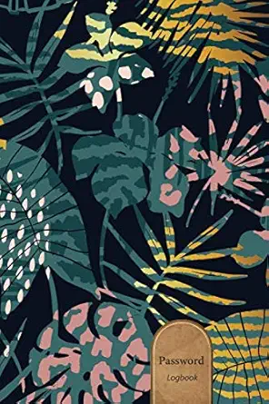 password logbook a premium journal and logbook to protect usernames and passwords modern password keeper