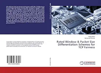 rated window and packet size differentiation schemes for tcp fairness 1st edition tareq rasul ,mohamed othman