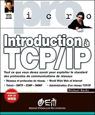introduction a tcp/ip 1st edition michael busby 2746402211, 978-2746402218