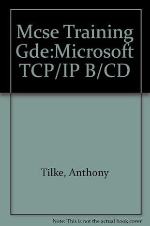 microtech usa mcse training guide tcp/ip 1st edition anthony tilke ,rob scrimger ,emmett dulaney ,john white