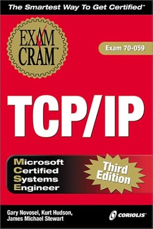 mcse tcp/ip exam cram 3e 1st edition gary novosel ,kurt hudson ,james michael stewart 1576106772,
