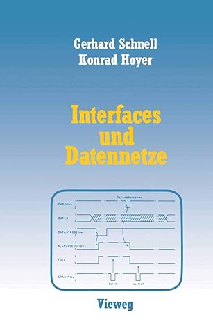 interfaces und datennetze 1st edition gerhard schnell ,konrad hoyer 3528242485, 978-3528242480