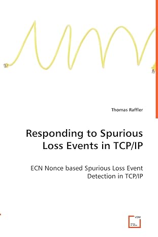 responding to spurious loss events in tcp/ip ecn nonce based spurious loss event detection in tcp/ip 1st