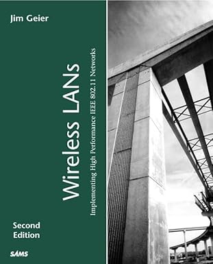 wireless lans 1st edition jim geier 0672320584, 978-0672320583