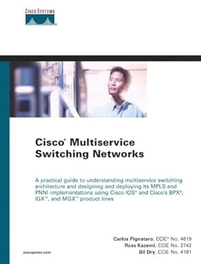cisco multiservice switching networks 1st edition carlos pignataro ,ross kazemi ,bil dry 1587050684,
