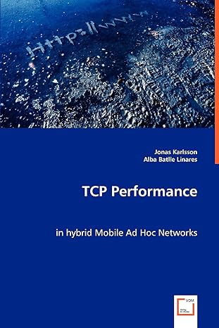 tcp performance 1st edition alba batlle linares ,jonas karlsson 3836447614, 978-3836447614