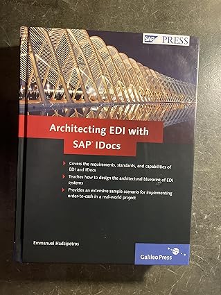 architecting edi with sap idocs 1st edition emmanuel hadzipetros 1592292275, 978-1592292271