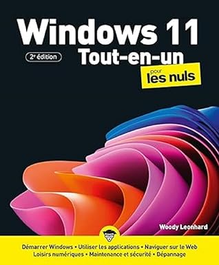 windows 11 tout en un pour les nuls 2e adition 1st edition woody leonhard ,jean pierre cano ,philip escartin