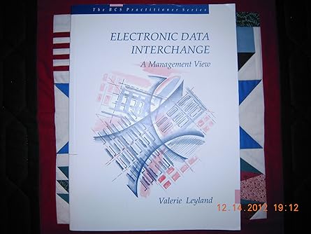 electronic data interchange a management view 1st edition valerie a leyland 0132495333, 978-0132495332