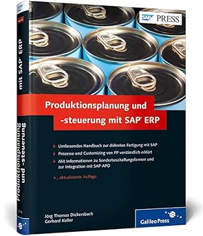 produktionsplanung und steuerung mit sap erp ihr umfassendes handbuch zu sap pp 1st edition ja rg thomas