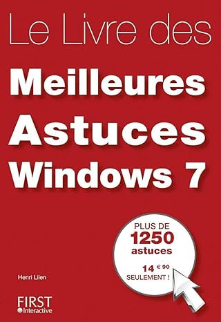 livre des meilleures astuces windows 7 1st edition henri lilen 2754021639, 978-2754021630