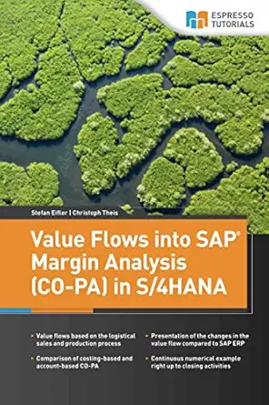 value flows into sap margin analysis in s/4hana 1st edition stefan eifler ,christoph theis 3960126220,