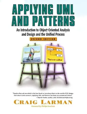 applying uml and patterns an introduction to object oriented analysis and design and the unified process 1st