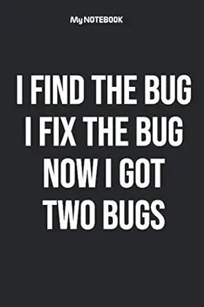 i find the bud i fix the bug now i have two bugs notebook ruled lovely face copy book soft cover girls kids