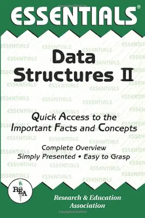 data structures ii essentials 1st edition dennis c smolarski 087891837x, 978-0878918379