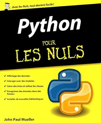 python pour les nuls 1st edition john paul mueller 2754083219, 978-2754083218