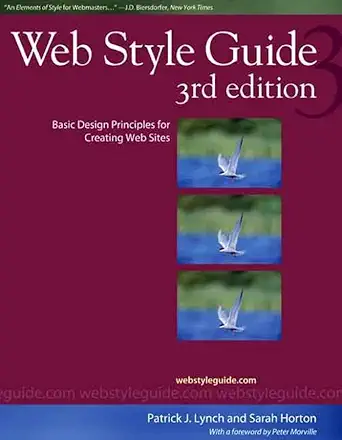 web style guide basic design principles for creating web sites 1st edition patrick j lynch ,sarah horton
