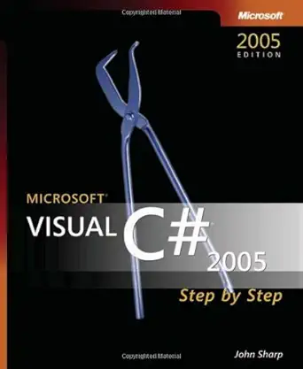 microsofta visual c#a 2005 step by step 1st edition john sharp 0735621292, 978-0735621299