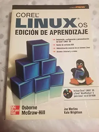 corel linux os edicion de aprendizaje con cd rom 1st edition joe merlino 8448131126, 978-8448131128