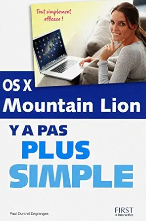 os x mountain lion y a pas plus simple 1st edition paul durand degranges 2754042903, 978-2754042901