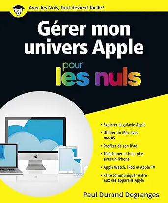 garer mon univers apple pour les nuls 1st edition paul durand degranges 2754090061, 978-2754090063