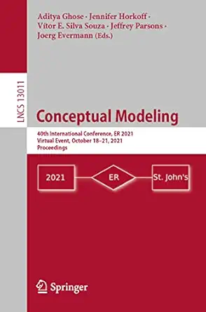 conceptual modeling 40th international conference er 2021 virtual event october 18a 21 2021 proceedings 1st