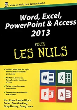 word excel powerpoint et access 2013 magapoche pour les nuls 1st edition ken cook ,laurie ulrich fuller ,dan