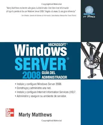 windows server 2008 gua a del administrador 1st edition marty matthews 970106917x, 978-9701069172