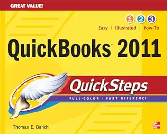 quickbooks 2011 quicksteps 1st edition thomas barich 0071751351, 978-0071751353