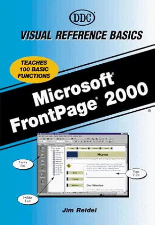 microsoft frontpage 2000 1st edition james reidel 1562437798, 978-1562437794