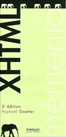mamento xhtml 2e adition 1st edition raphaa l goetter 2212125410, 978-2212125412