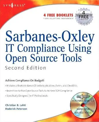 sarbanes oxley it compliance using open source tools 1st edition christian b lahti ,roderick peterson