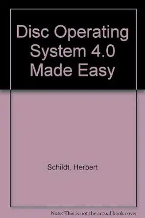 dos 4 made easy 1st edition herbert schildt 0078814480, 978-0078814488