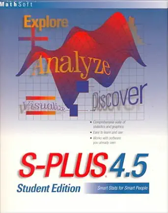 s plus 4 5 1st edition mathsoft inc 053435873x, 978-0534358730