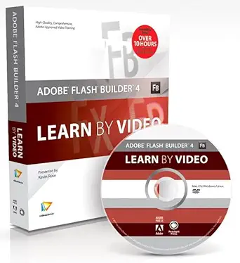 adobe flash builder 4 learn by video 1st edition kevin ruse 032175171x, 978-0321751713