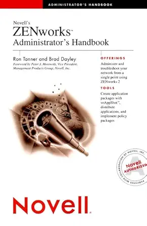 novells zenworks administrators handbook 1st edition ron tanner ,brad dayley 0764545612, 978-0764545610