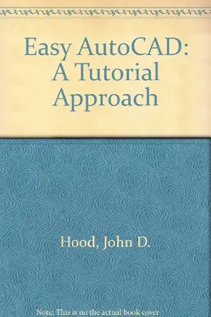 easy autocad 1st edition john hood 0070297495, 978-0070297494