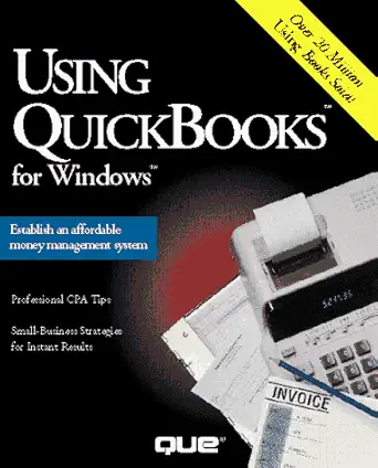 using quickbooks for windows 1st edition linda a flanders ,jeffry byrne 1565292839, 978-1565292833