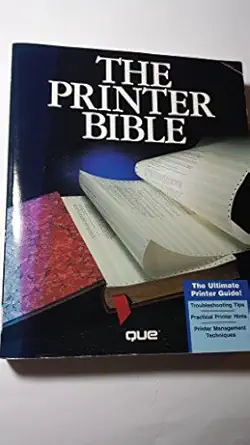 printer bible 1st edition scott foerster 0880225122, 978-0880225120