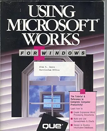 using microsoft works for windows 1st edition douglas j wolf 0880227575, 978-0880227575